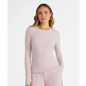 Avia Softsculpt Active Long Sleeve Tee Size XXL Mauve Dream